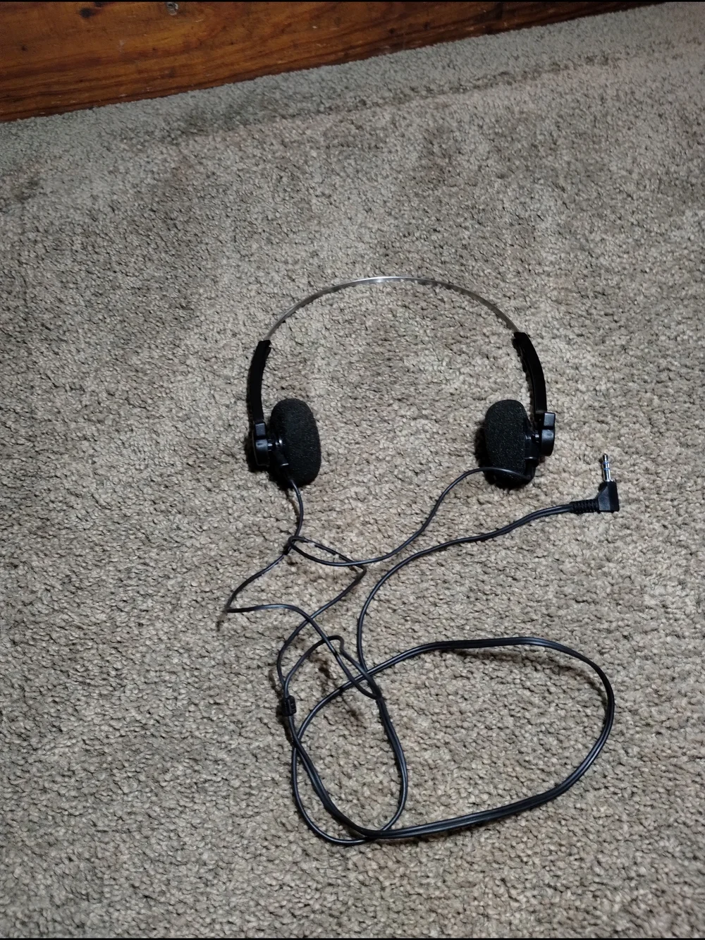 Vintage 90's Sony TRH-1 Black On-Ear Headphones